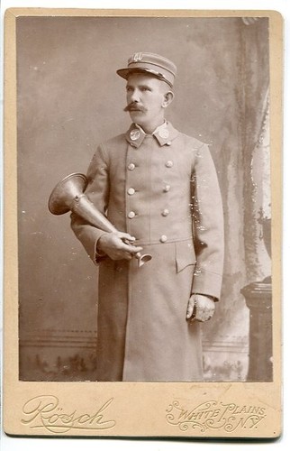 Antique cabinet card uniformed - antique,