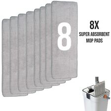 8x Microfiber Replacement Mop Cloth Flat Mop Towels Mop Tool Head Spray Mop Pads
