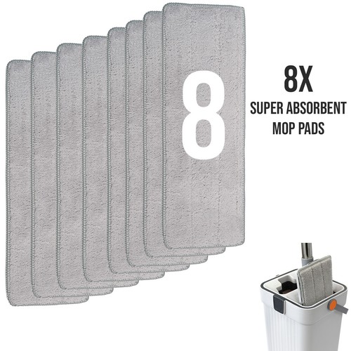Microfiber replacement mop - 8x,