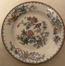 Vintage Minton China Plate Hand Painted Flowers 19cm