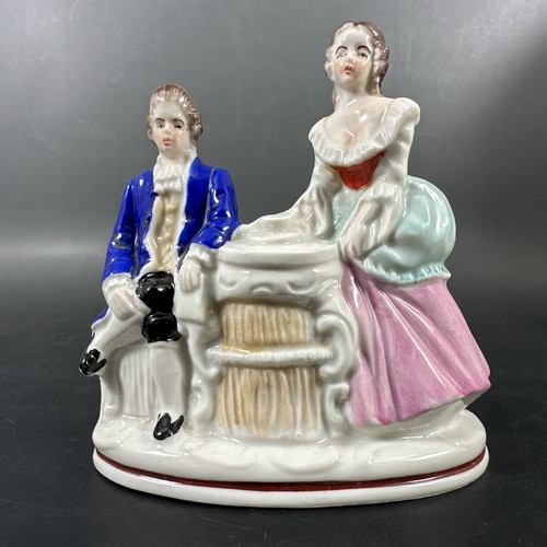 Dresden porcelain courting - dresden,