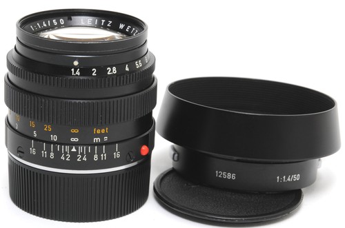 Leica 50 mm summilux - 1.4/50,