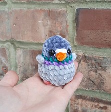 Crochet pigeon plushie - crochet,