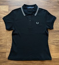 Womens Fred Perry Ribbed Polo