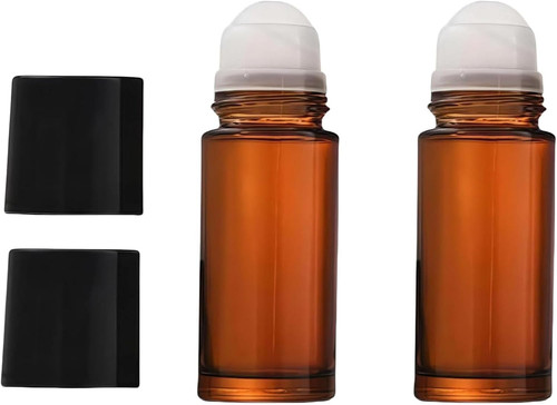 2pcs brown 30ml glass - 2pcs,