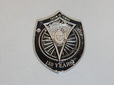 Vintage Heavy Chrome Paint Foden 150 Years 1856 - 2006 Car Badge Auto Emblem