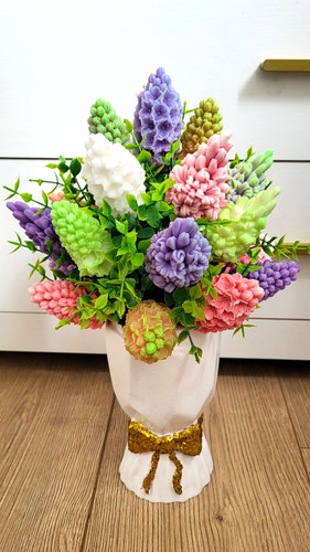 Handmade ceramic vase with - vase,