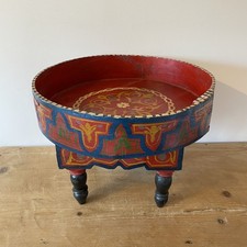 Vintage Indian Painted Wood