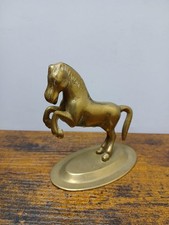 Brass Horse Rearing Ornament