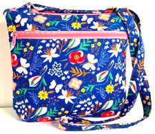 Handmade Crossbody Bag Blue