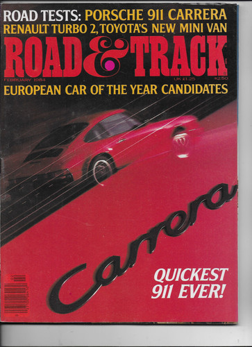 Road track magazine usa - track,