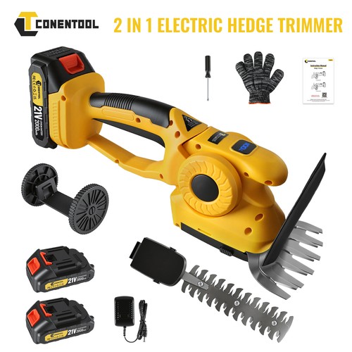 21v cordless hedge - 2-in-1,
