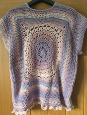 Handmade Crochet Short Sleeved Jumper