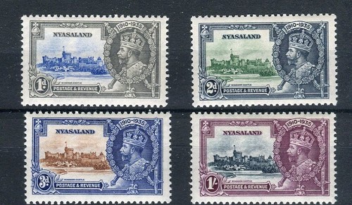Nyasaland kgv 1935 silver - nyasaland,
