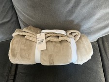 Next Mink Fleece Plush Throw