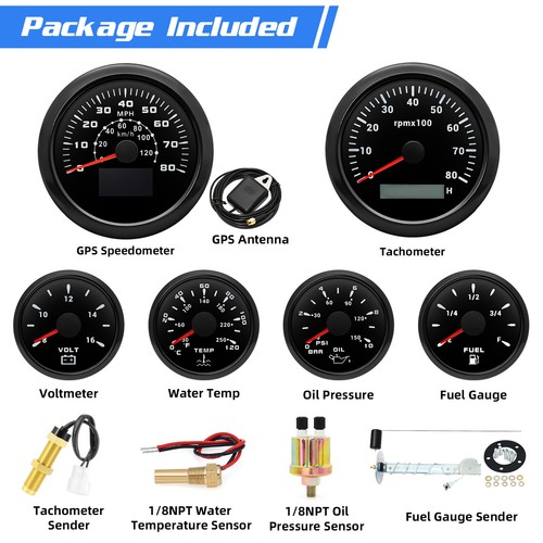 Gauge set gps speedometer - 6,
