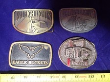 Lot of (4) Trucker Belt