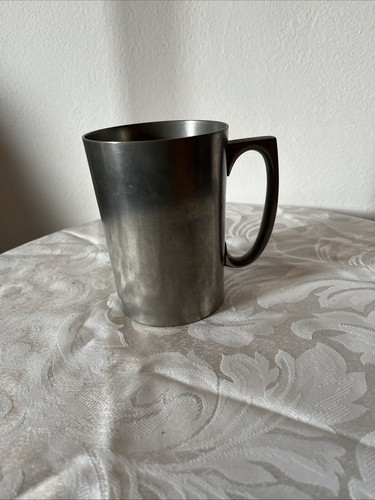 Crown rose cast pewter mug - rose,