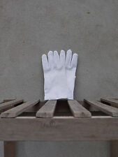 White Cotton Dress Gloves by