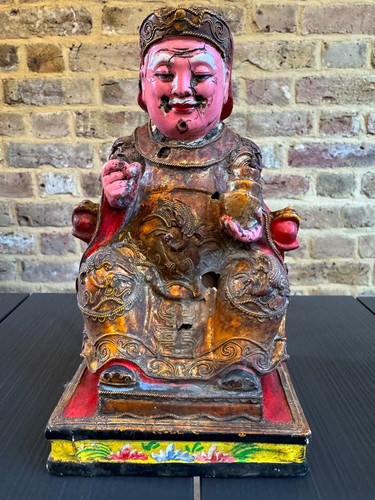 Antique chinese papier mâché - antique, papier-mâché