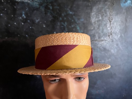 Vintage boater straw - vintage,