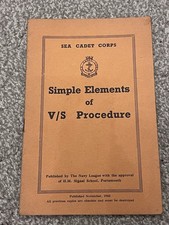 Practical Signalling HM Signal School Booklet Navy League 1940s Signal Manual