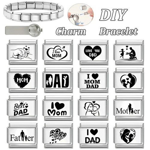 Italian charms bracelet - italian,