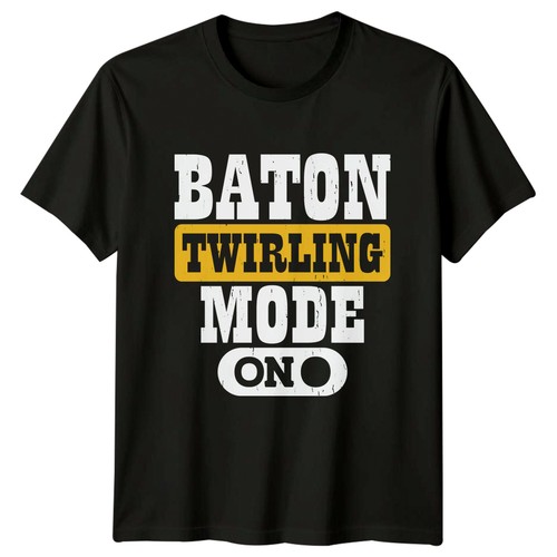 Baton twirling mode shirt - baton,
