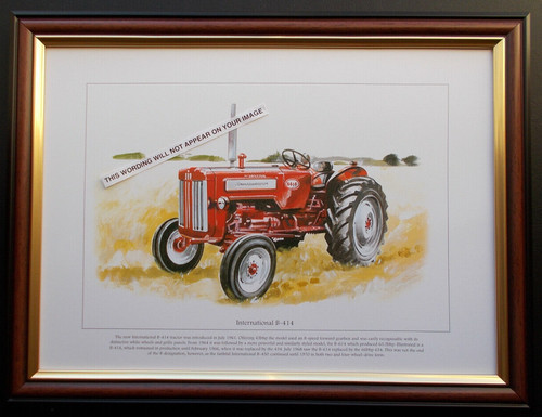 International 414 tractor - b-414,