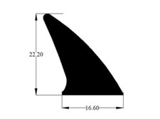 VW T4 T5 T5.1 T6 Pop Top / Elevating Roof Wind Deflector Gasket Rubber Trim 1.6m