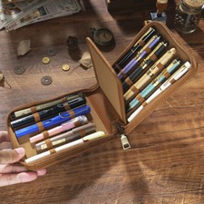Genuine Leather Pencil Case