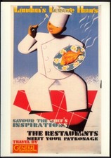 Modern Postcard: Dining Out? Go by GENERAL Bus. 1933 Poster Repro. LTM254