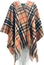 Tartan Cape Pure Wool Unisex