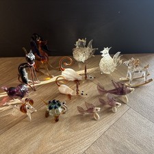 Bundle Of 13 Vintage Glass