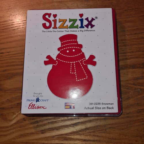 Sizzix snowman large die - snowman,