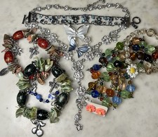 Jewellery Job Lot Bundle Earring Bracelet Necklace Gem Branded Reseller Vintage