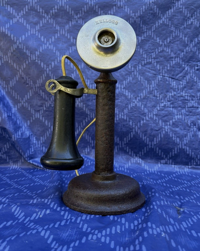 Antique kellogg candlestick - kellogg,