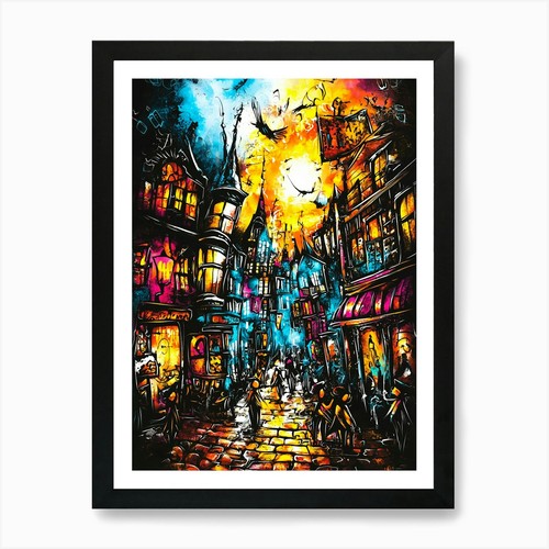 Harry potter city - harry, vibrant