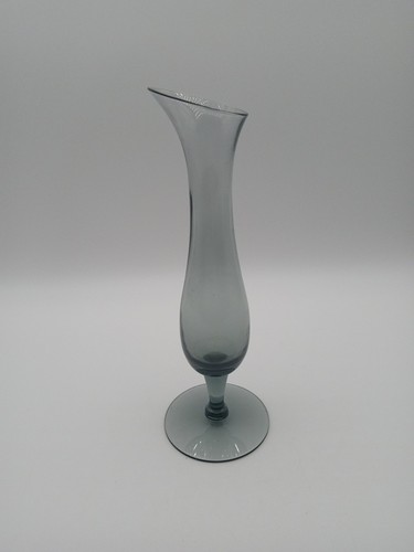Vintage smoke gray - glass, vase
