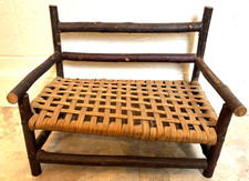 VTG Twig Bench Settee Rustic
