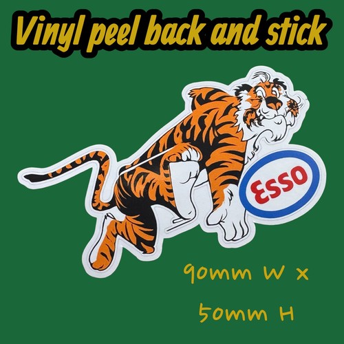 Esso tiger running vinyl - esso,