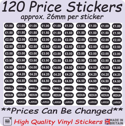 Price stickers 120 vinyl - -,