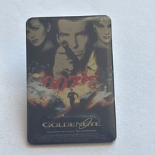 James Bond Metal Badge. Golden Eye. 