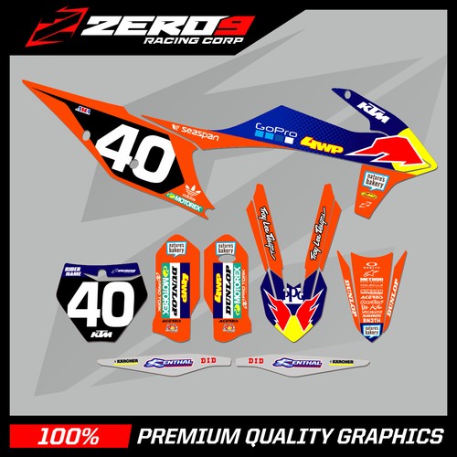 Custom graphics kit ktm - kit:, sx