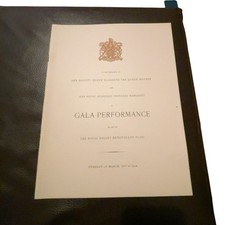 Royal Ballet Gala Performance Programme 1957 Queen Mother Princess Margaret