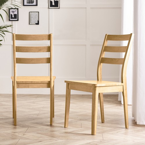 Lynton wooden dining chairs - wooden,