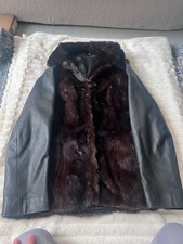 Real Mink and Genuine leather