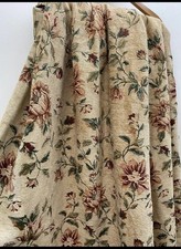 Marks & Spencer Heavy Floral Tapestry Door Curtain 230cm Drop x 240cm W Lined