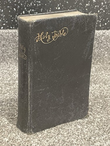 Antique holy bible containing - holy,