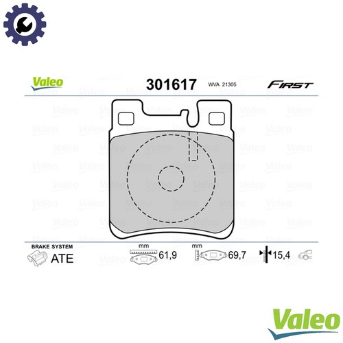 Brake pad set disc - brake,